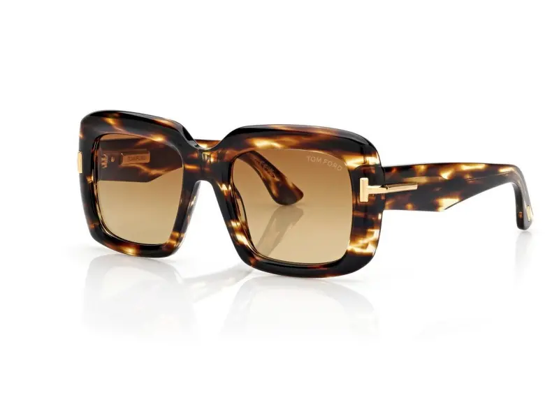ICON SQUARE SUNGLASSES HAVANA online